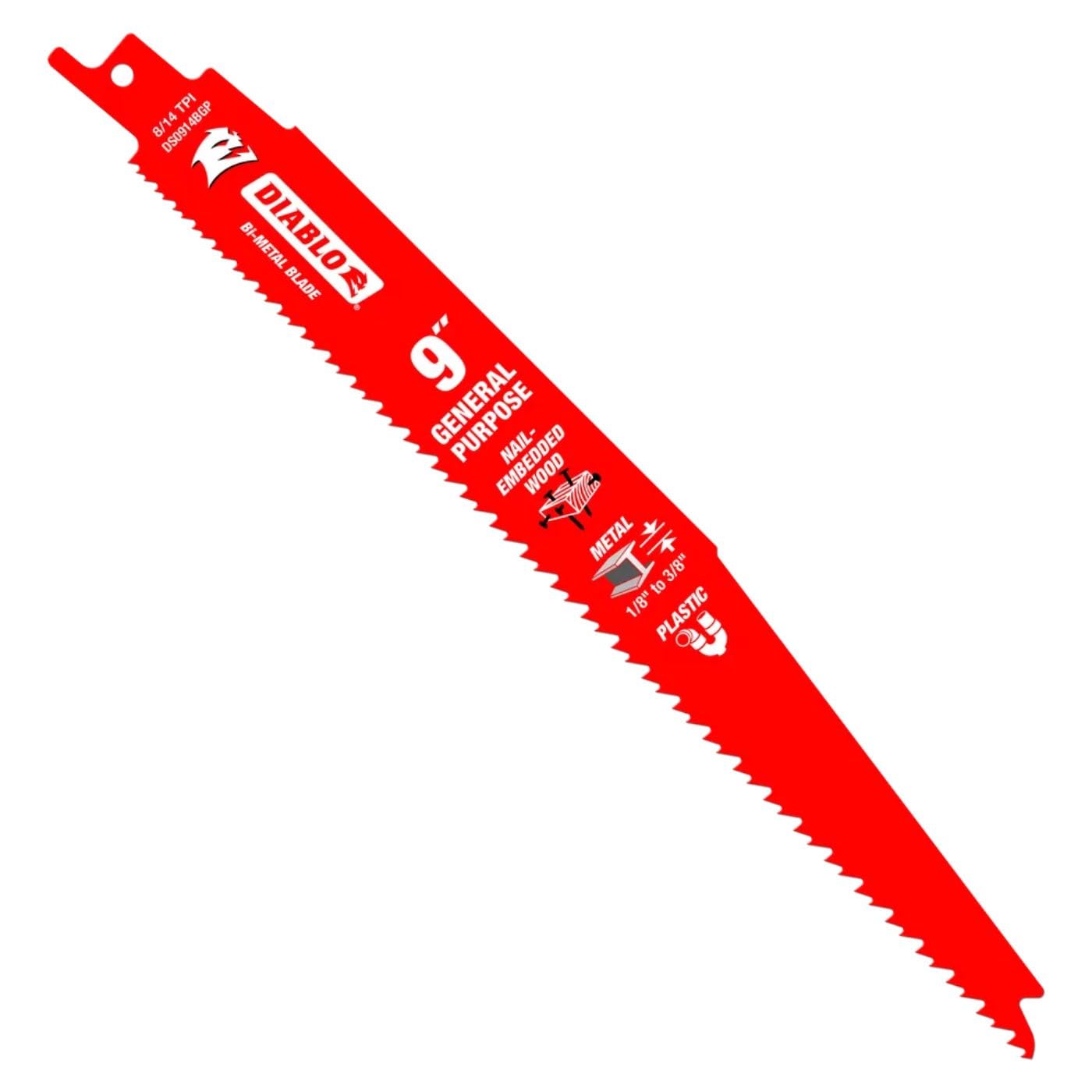 Freud ds0914bgp25 Demo Demon Bi-metal para sierra sable (hoja, 9 "