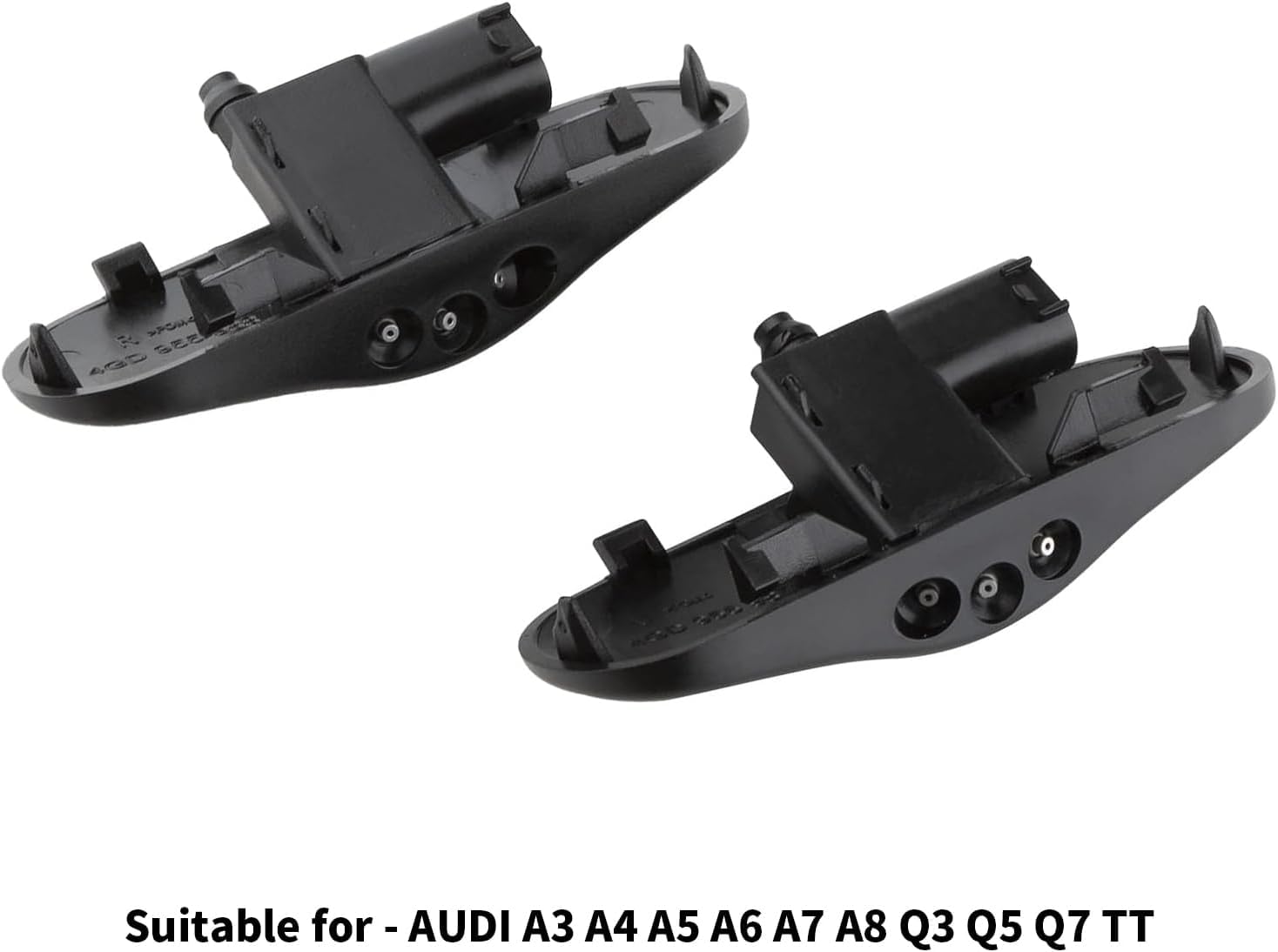 Ugello spray riscaldato per parabrezza anteriore, compatibile con Audi A4 B8 A5 A3 A6 A7 A8 Q3 Q7 TT Q5 4G8988987 4GD955987 4GD955987