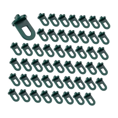 MYCENSE 50 Pieces Plant Hangers Plant Clips Portable Easy to Use Versatile Parts Multipurpose Greenhouse Hangers Greenhouse Hooks