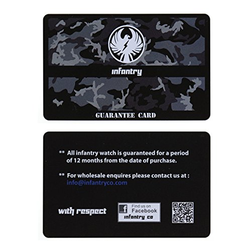 Infantry Orologio Uomo con Cinturino in Ecopelle