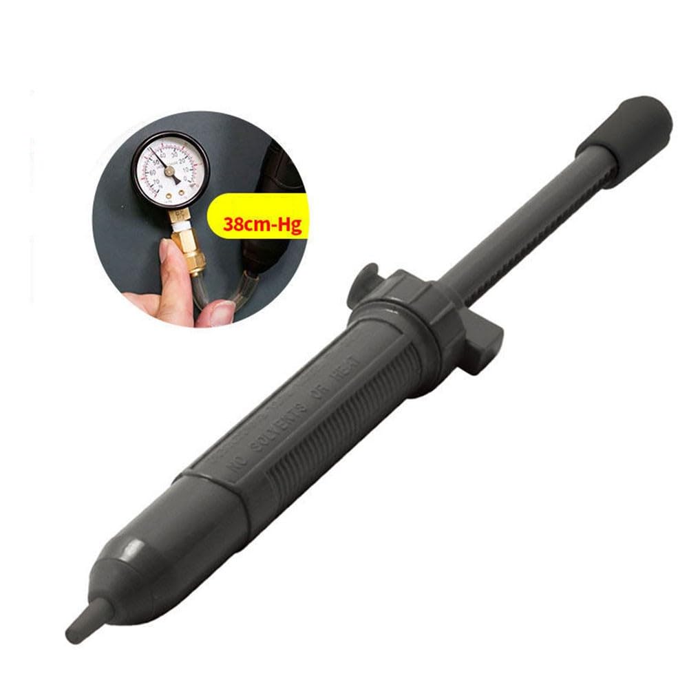 Ręczna pompa rozlutowująca DP-366A o dużej sile ssania 38 cm-Hg, antystatyczna do elektroniki, odporna na wysokie temperatury, ergonomiczny uchwyt, łatwa do czyszczenia