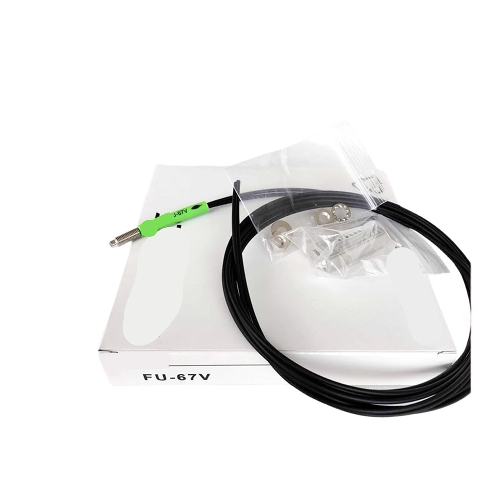 Jhpwkrmu One Color Fu-67 Fu-67V Fu-67Tz M6 Threaded Fiber Optic Sensor(Fu-67V)
