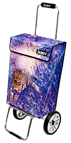 james® Einkaufstwagen Design SOMBALILA Deluxe, moderner Einkaufstrolley, bunter Lifestyle Trolly, Rollkoffer, 40kg… – Bild 3