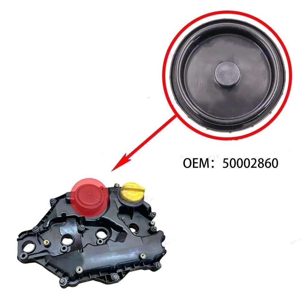 Guarnizioni valvole motore Kit Di Riparazione Del Coperchio Valvola Separatore Olio 50002860 Per ALFA Per BRERA Per GIULIETTA Per LANCIA Per NUOVA 55251937 55251936 55251938 Copertura valvola