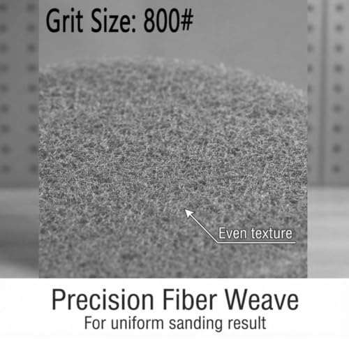 Image of 20 Pcs 5 inch Drill Brush Scrubber Scouring Pads | 800 Grit, Hook & Loop Power Scrubber Scouring for Rotary Tools, Random Orbital Sander (Grey)