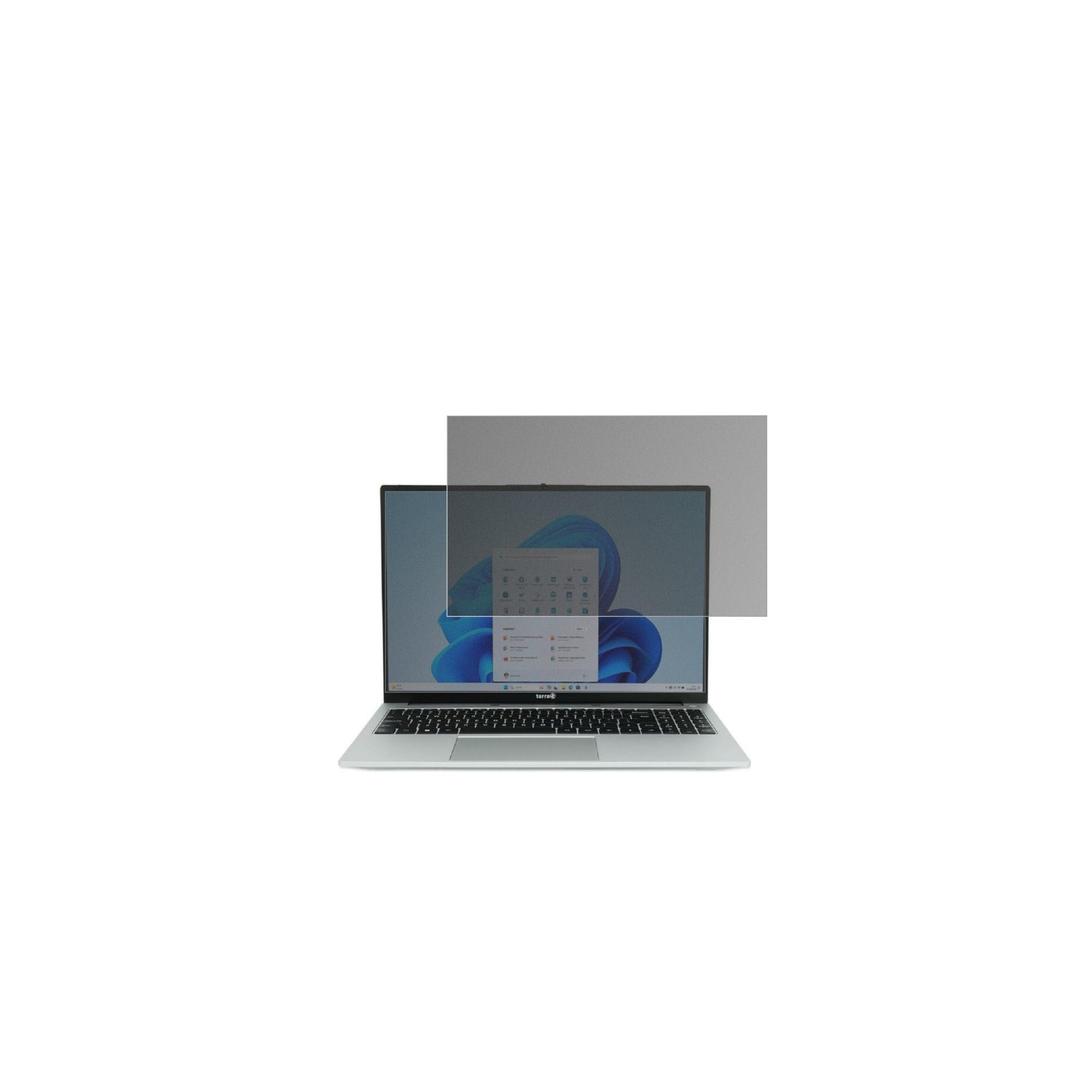 dipos Protector de Pantalla Antiespía para Wortmann Terra Mobile 1610R | Película protectora mate, filtro de privacidad 4 vías, ajuste perfecto, antiarañazos, sin burbujas, autoadhesivo