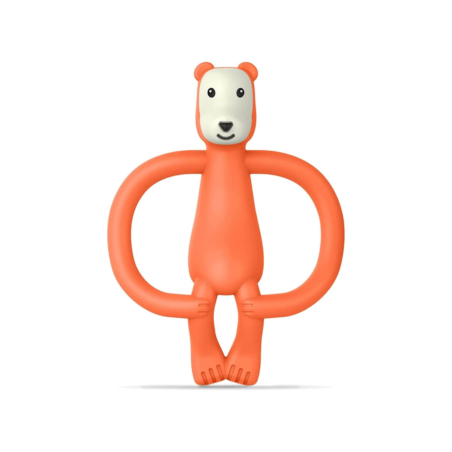 Matchstick Monkey, Antimicrobial Silicone Teether & Gel Applicator, Easy To Grip, BPA Free, 3 Months Old+, 11 cm, Bramble Bear