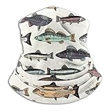 ネックウォーマー フェイスマスク 魚柄 さかな 白地 ヘッドバンド 多機能 バンダナ 防寒 防風 埃よけ 花粉症に対策 釣り サイクリング スキー 登山 マスク 秋冬用 男女兼用 フリーサイズ