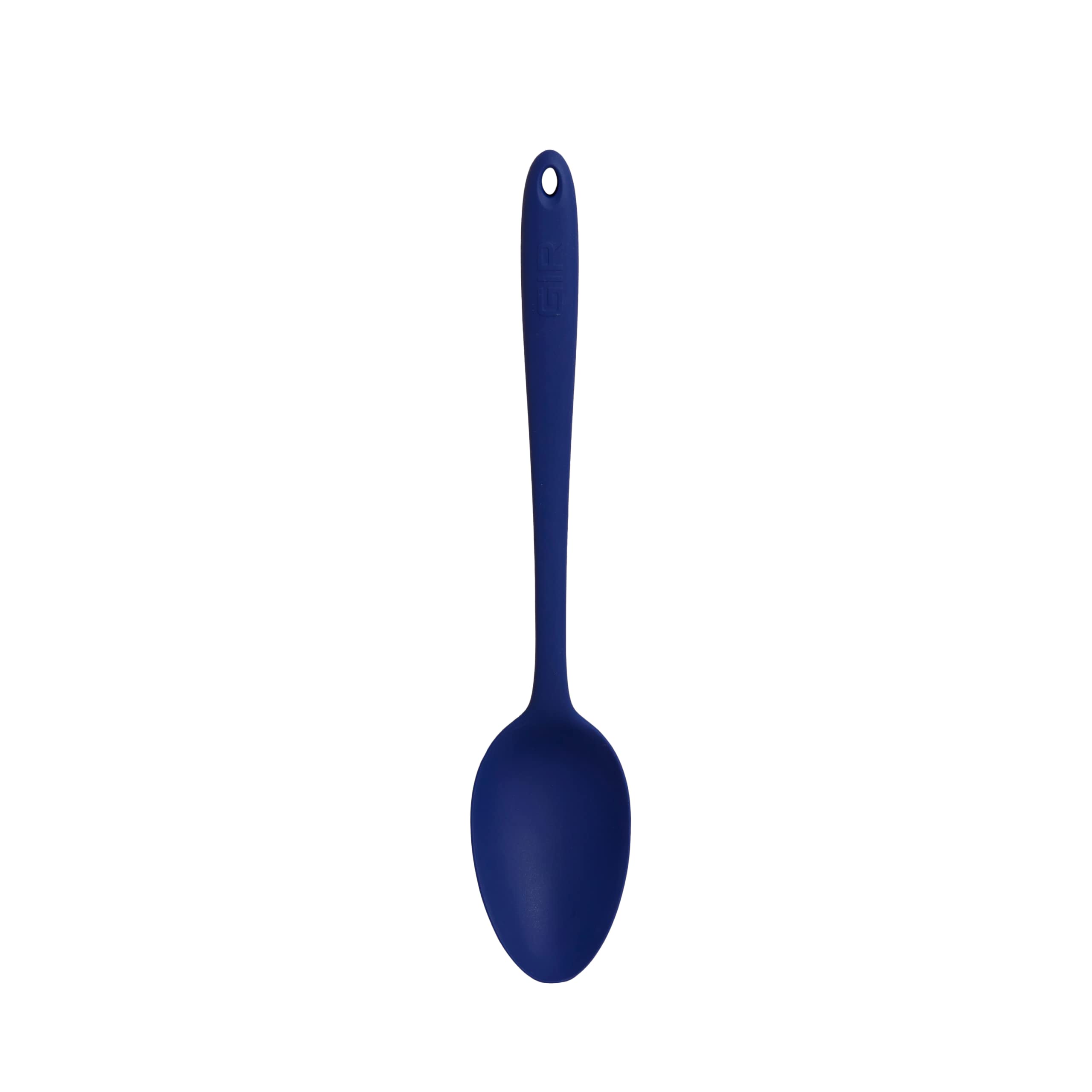 GIRGet It Right Premium Seamless Spoon - Non-Stick Heat Resistant Silicone Kitchen Spoon - Perfect for Mixing, Serving, Cooking and More - Ultimate - 13 in, Navy