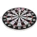 MOTUZP Flocking Dart Board Set Double Sided Flocking Dartboard 18in Dart Board Game Set with 6 Dart Target Metal Pins Accessory