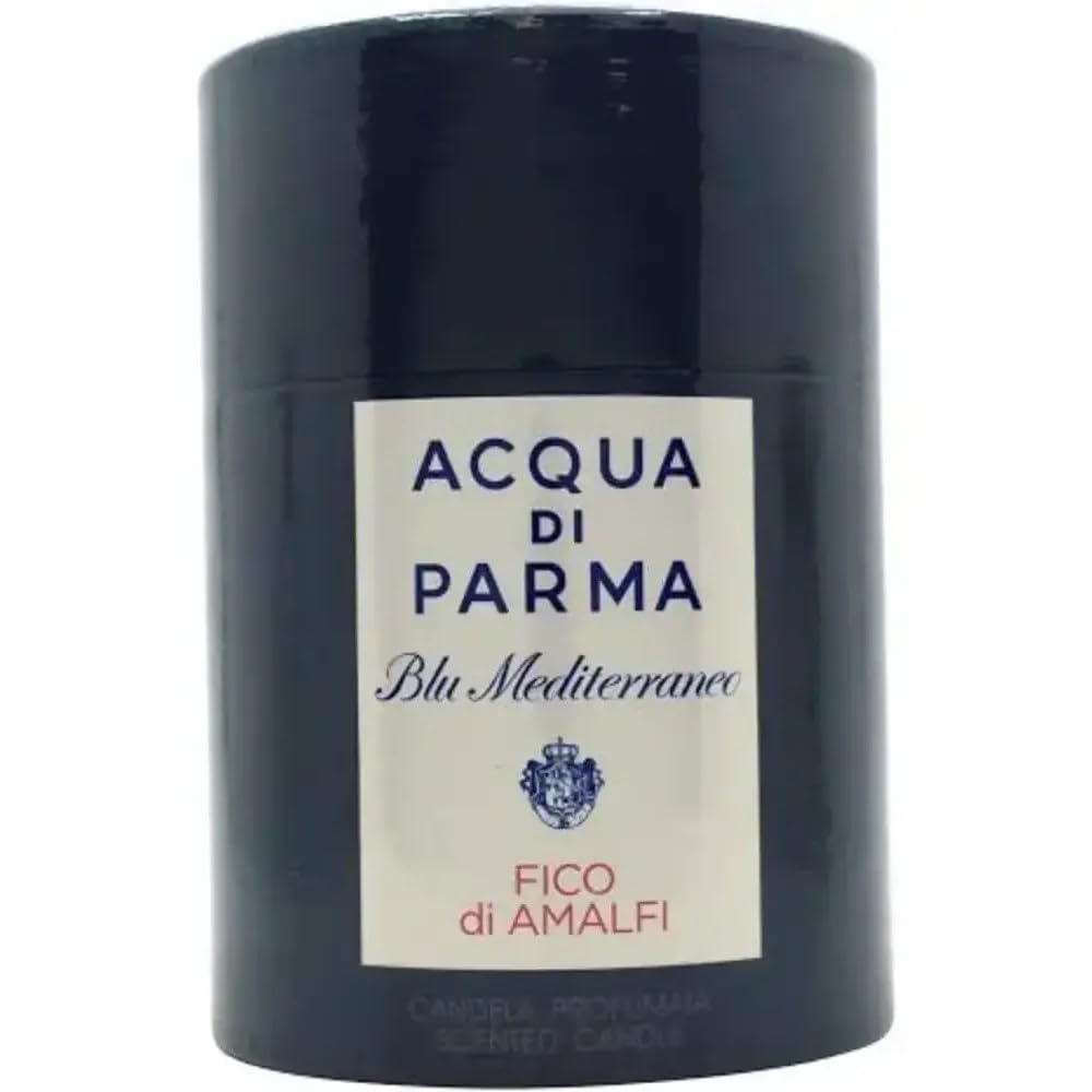 Acqua di Parma Fico Di Amalfi Candle - Soy Wax, Italian Bergamot Scent, 50 Hours Burn Time, Spring Home Fragrance, Mediterranean Style