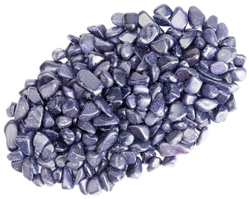 Image of ZenQ 1 lb Crystal Chips, Tumbled Stone Chips for Crafts | Polished, Undrilled Gemstones for Resin Art, Vase Filler, Plant Decor, Candle Making, and DIY Projects