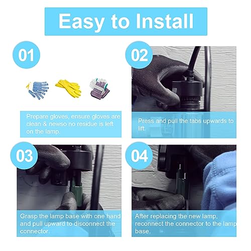 Lámpara UV reemplazo S810RL compatible S8Q-PA miniatura 5