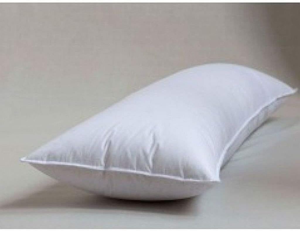 Down & Feather Full Support Body Pillow 20" X 60" - With Zippered Protector