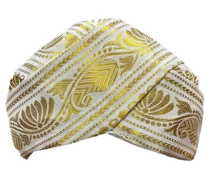 Peta | Wedding Turban/Dulha Pagdi/Groom Safa Pagri | Traditional Peta for Marriage, Functions & Honouring | Standard Size | Multiple Variants