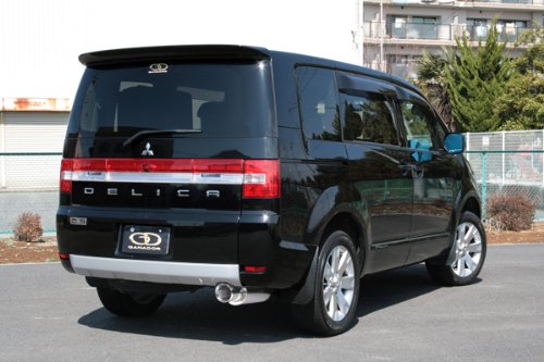 GANADOR (ガナドール) 【ガナドール マフラー】 デリカ D:5 2.4 4WD CV5W (H19/2~現行) ポリッシュ 新規制対応 GVE-006PO