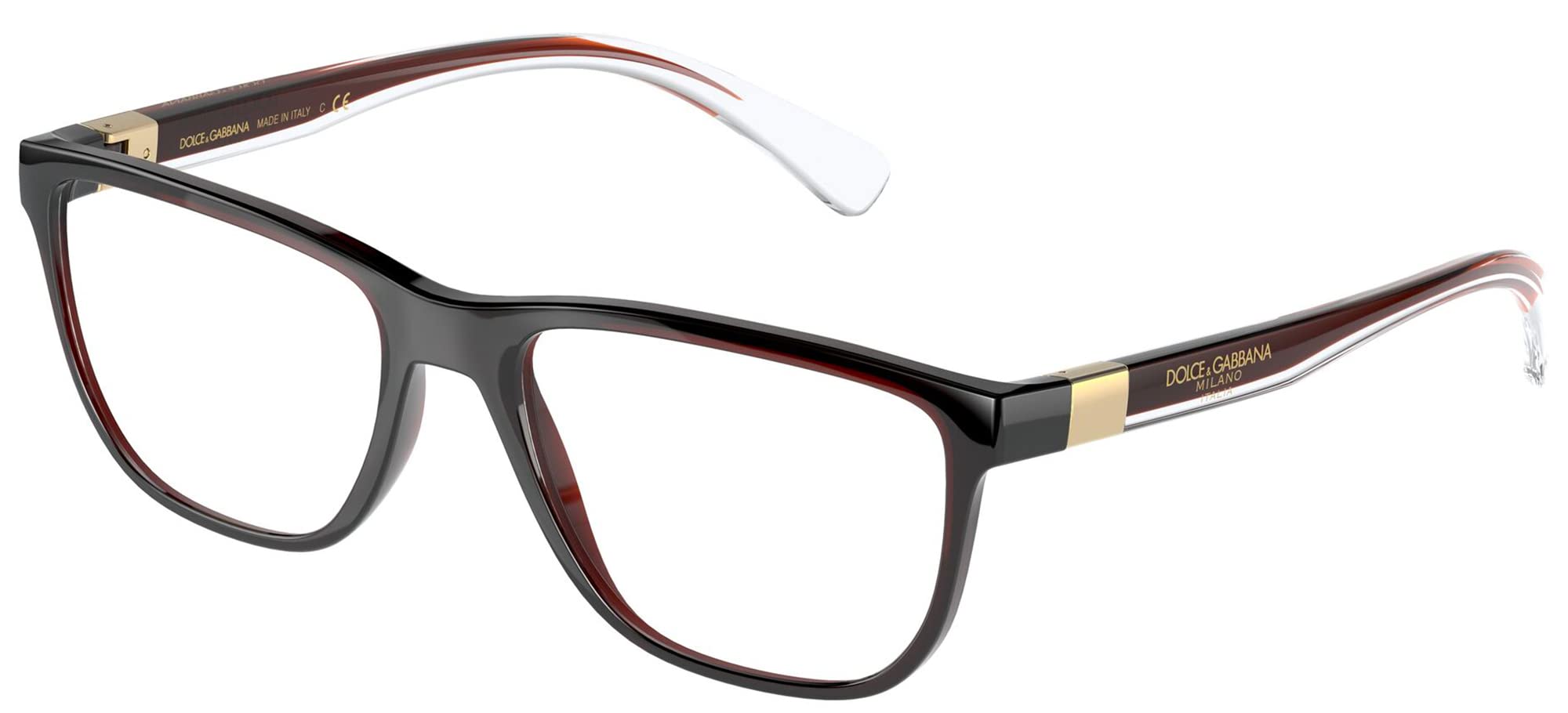 Dolce & Gabbana STEP INJECTION DG 5053 men Eyewear Frames BROWN 54/18/145