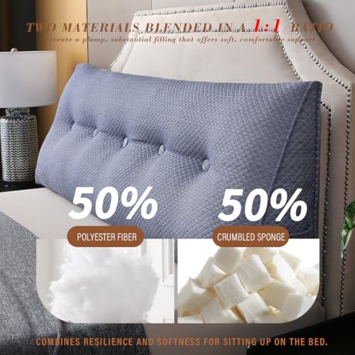 6% Off King Wedge Headboard Pillow for Sitting Up & Reading - Image 5