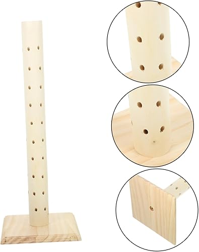 Miniatura 6 de Soporte de exhibición de 48 piruletas para fiesta, soporte de postre de madera, soporte de exhibición de piruletas, soporte de madera para