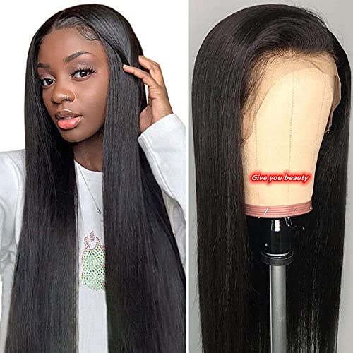 FELICIA Hair 13x4 Lace Front Human Hair Wigs Straight Wigs Brazilian Virgin Human Hair 150% Density Pre plucked Brazilian Human Hair Lace Wigs with Baby Hair For Woman (24 inch, Natural color) FELICIA Hair 13x4 Lace Front Human Hair Wigs Straight Wigs Brazilian Virgin Human Hair 150% Density Pre plucked Brazilian Human Hair Lace Wigs with Baby Hair For Woman (24 inch, Natural color)