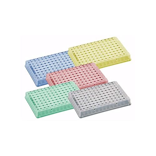 Miniatura 2 de Placa PCR de 96 pocillos con faldón completo, pared ultrafina, púrpura, 10 placasunidad