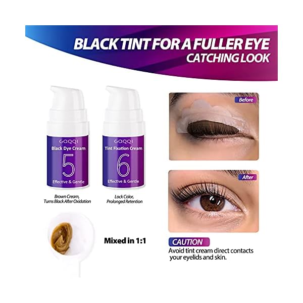 GAQQI-Lash-Lift-and-Tint-Kit-2-in-1-Eyelash-Perm-Kit-and-Black-Tint-Dye-Kit-72PC-Semi-Permanent-Curling-Set-for-Professional-Salon-Use GAQQI Lash Lift and Tint Kit, 2 in 1 Eyelash Perm Kit and Black Tint Dye Kit, 72PC Semi Permanent Curling Set for…