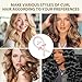 Heatless Hair Curler Hair Rollers for Long Hair Dry Overnight Heatless Curls - No-Heat Natural Curls Set with Scrunchies Clip