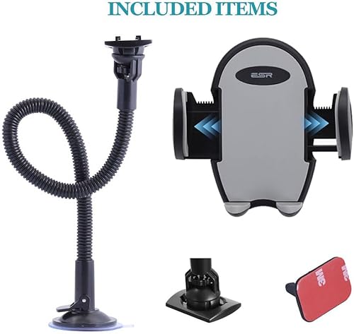 Miniatura 3 de Soporte universal para teléfono celular para parabrisas de automóvil, soporte de brazo largo para iPhone Xs Max R X 8 Plus 7 Plus 6S Samsung Galaxy