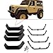 LAFEINA 1/10 Scale Fender Flares for 1:10 RC Rock Crawler SCX10 Gelande II D90 D110 Body Shell Parts