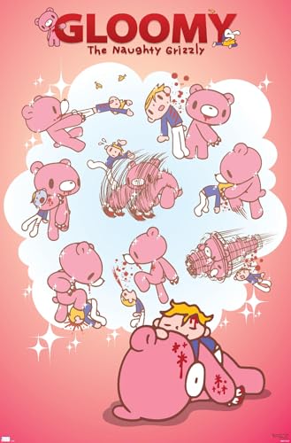 Gloomy Bear - Dreaming Wall Poster, 34L' x 22.4W', Premium Unframed Version