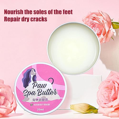 Balsam Für Hundepfoten - 20ml Tierkrallen Feuchtigkeitsprodukt | Welpenpfoten Feuchtigkeitscreme - Für Tierliebhaber Winter Sommer Outdoor Abenteuer Heißer Asphalt Kaltes Wetter Wandern Zuhause