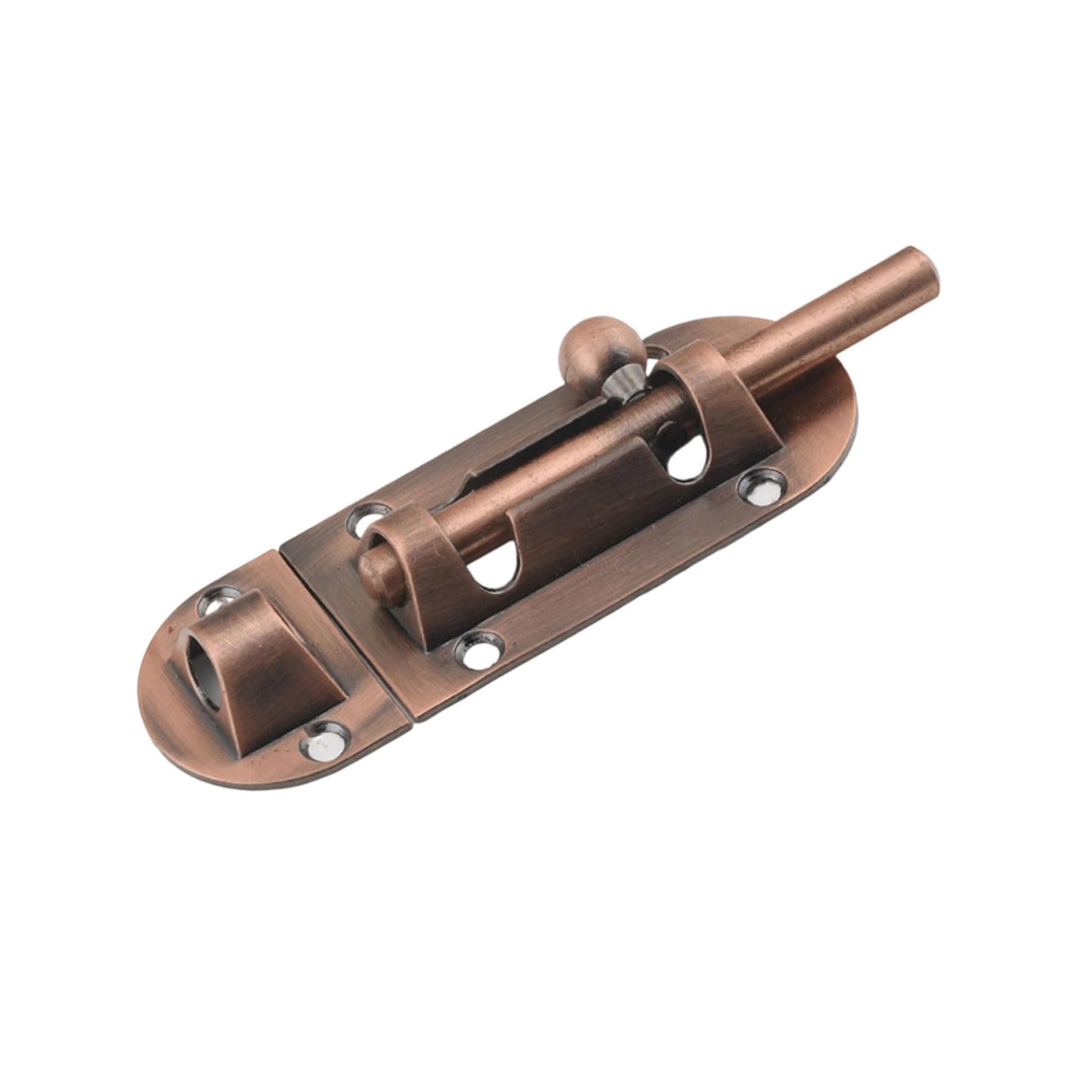 Kaeltsyn Red 4 Inches Antique Zincs Alloys Sliding Bolt Door Window Bolts Buckles Retros Brasses Latches Sliding Hardware Fittings Retros Brasses Latches