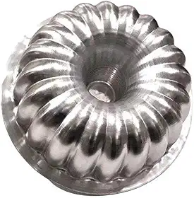 Forma Suíça Decorada Alumínio 22x18x9 Bolo Torta Caparroz