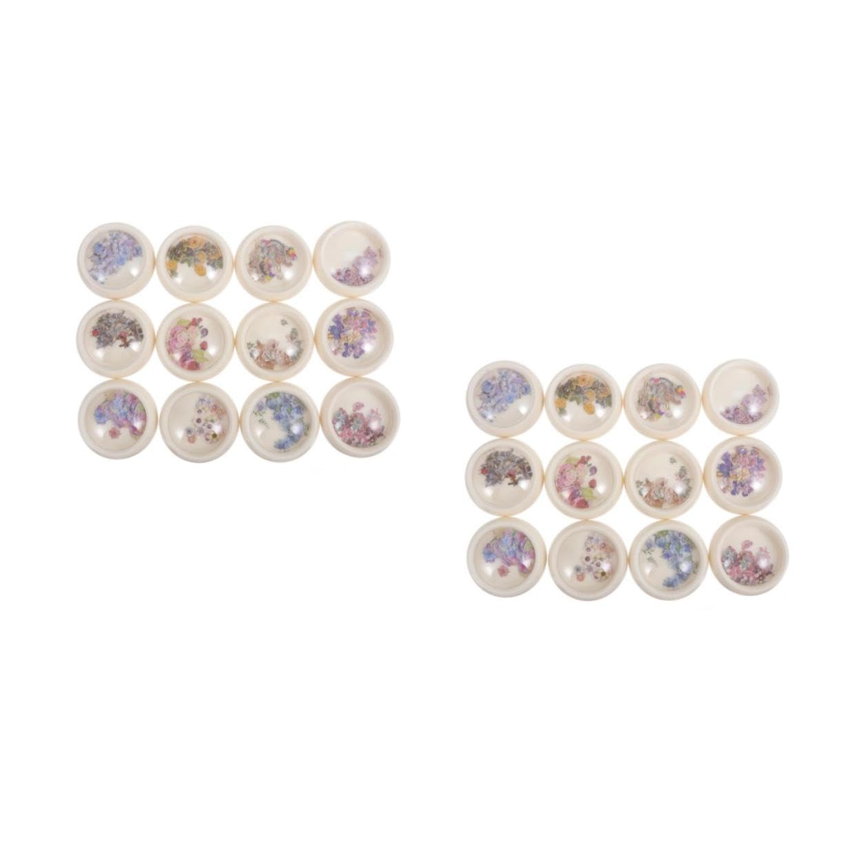 2 Set Decalcomanie Per Unghie Colorate Misti Per Decorazione Unghie Adatte Nail Art E Manicure Casual E Attraente Per Domestico 12 Scatole*2