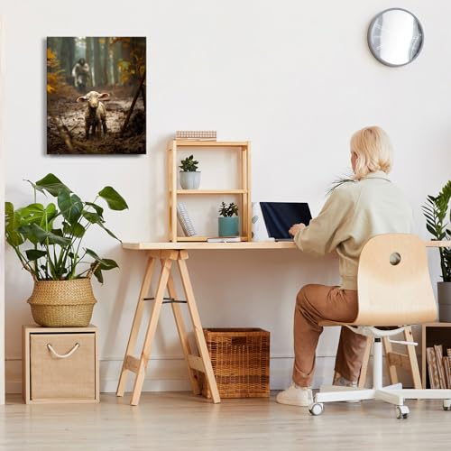 religious wall decor for prayer room christian wall art for christmas decorations indoor jesus and lamb canvas wall prints jesus running after lost lamb picture for home decor baptism gifts for boys-girl serenity prayer wall art a-333