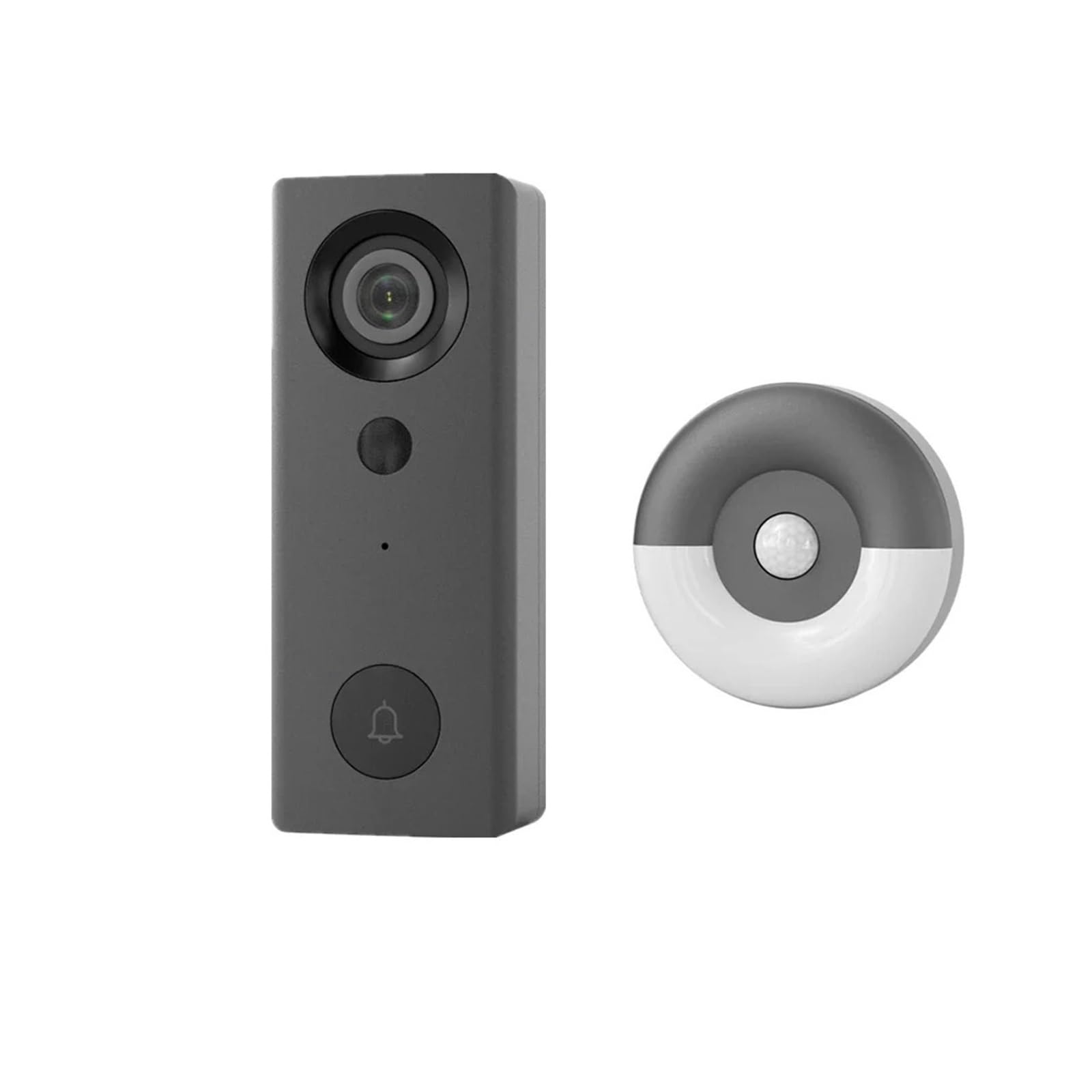 Timbre de vídeo con Cable WiFi for hogar Inteligente, 1080P HD, cámara Seguridad, conversación bidireccional(Doorbell x Chime)