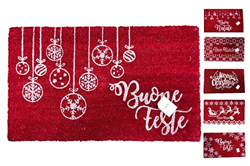 YASTA Zerbino natalizio in fibra di cocco tappeto