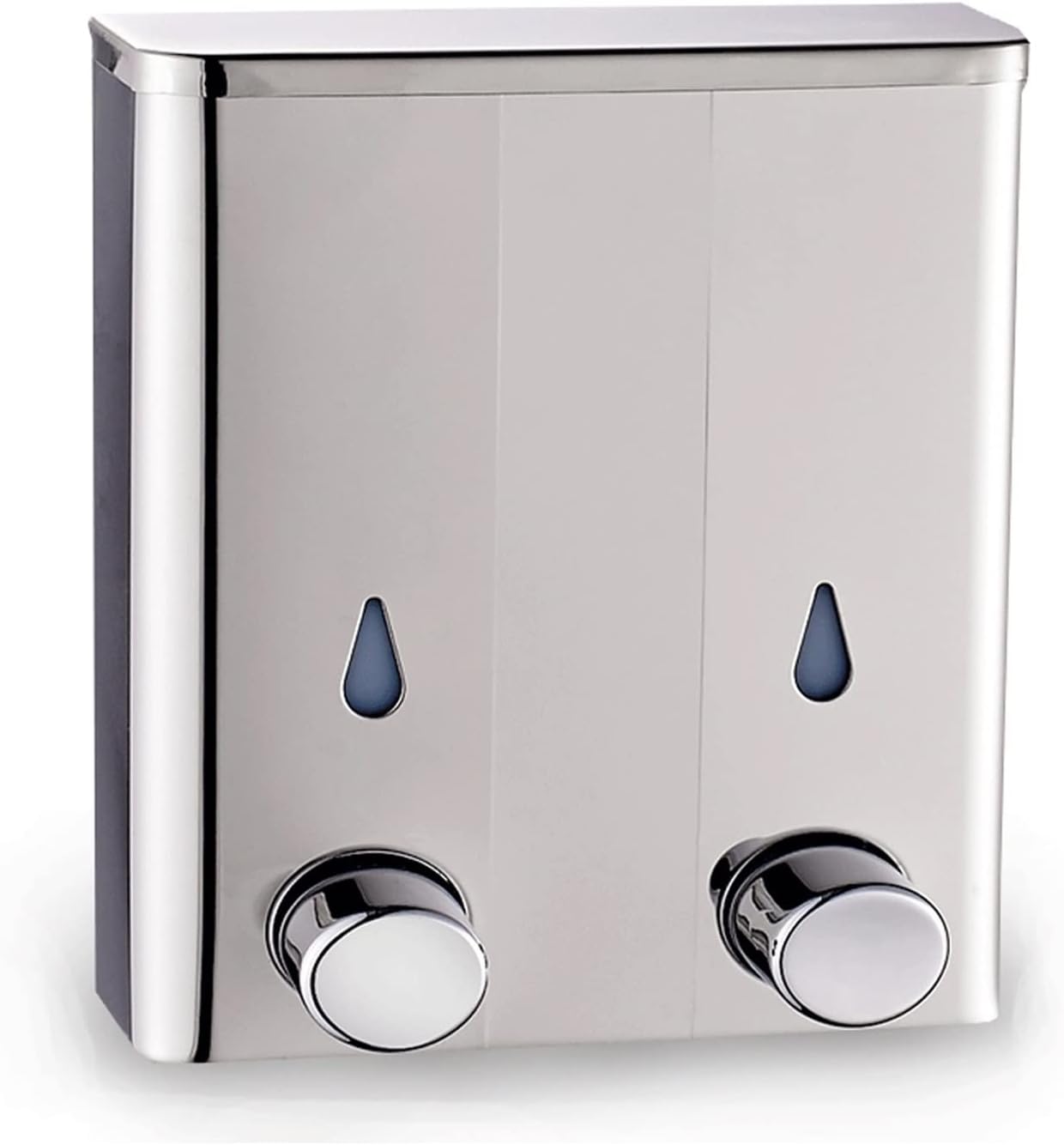 Bathroom Soap Dispenser Stainless Steel Soap Dispenser Kitchen Restaurant Soap Dispenser Suitable for Bathroom and Kitchen Wall Bath Soap Dispenser (Silver) Hand Soap Dispenser for Bathroom