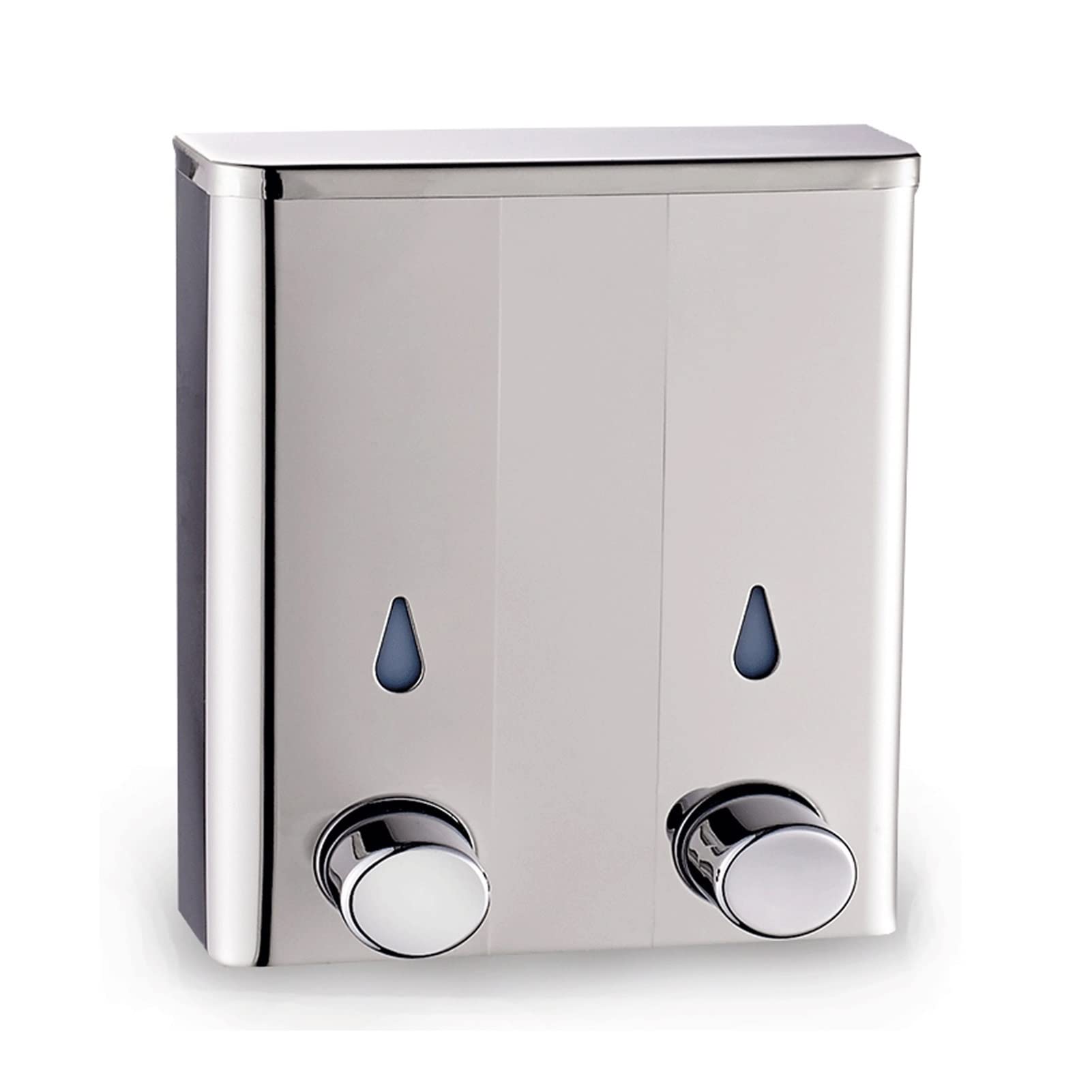 Dispenser Di Saponi Per Le Mani Distributore di sapone in acciaio inox Cucina Ristorante Ristorante Distributore di sapone adatto for bagno e da cucina Bagno da parete Distributore di sapone (argento)