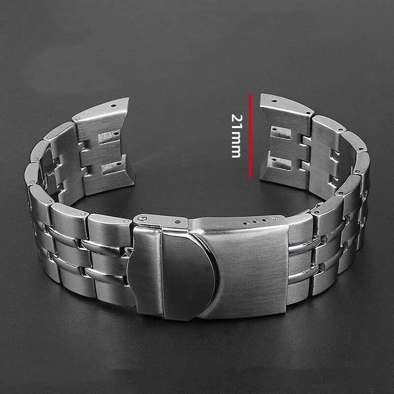 Bracelet incurvé en métal massif avec fixation solide concave-convexe