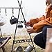 Shurhome 1 Pair Camping Multifunctional Storage Rack Strong Outdoor Triangles Rack Buckle Side Buckle for Hiking Picnics