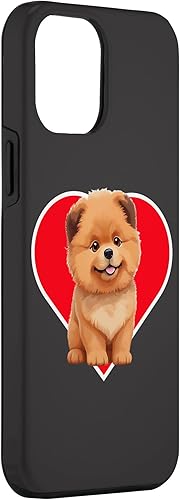 Miniatura 3 de iPhone 15 Plus Cute Happy Chow Puppy Dog Cartoon Dog to Fall in Love Case