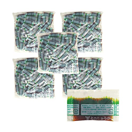 フンドーキン ミニ醤油 (5g×500) お弁当 テイクアウト 小袋 調味料 アウトドア