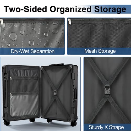 Krute 2-Piece Zipperless Luggage Set