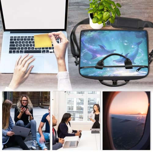Maletín para laptop unisex azul océano 14-15 pulg. miniatura 5