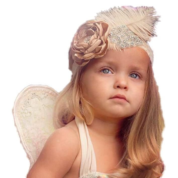 5 STKS Baby Meisjes Zachte Fluwelen Strik Hoofdbanden Elastische Geknoopt Haarband Hoofd Wikkel Turban Hoofd Decoratie Haaraccessoires voor Peuters Kinderen Kleur Willekeurig