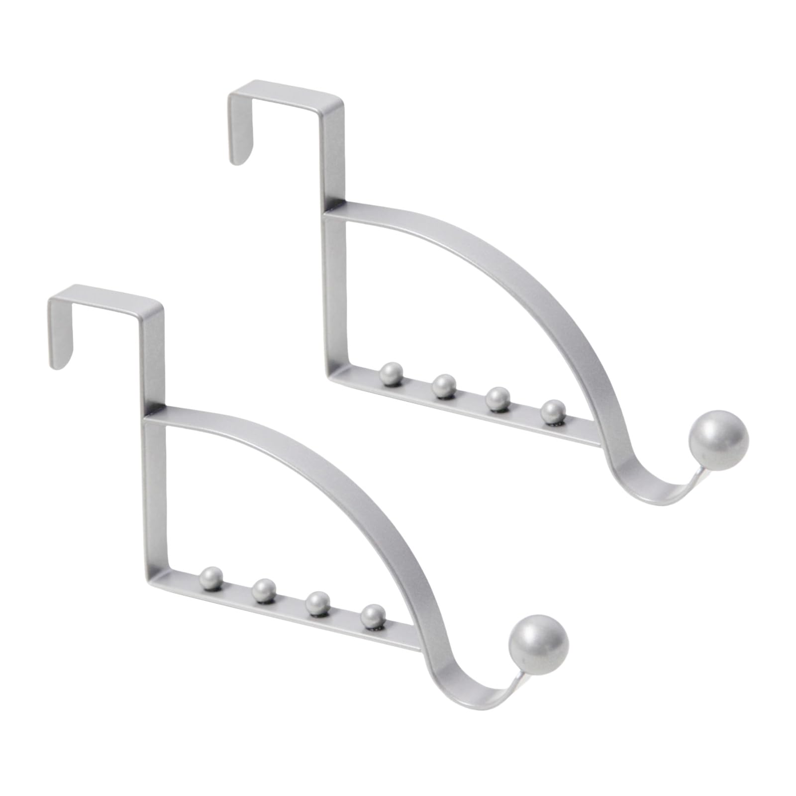 Msioytog The Door Hook Over Door Hook Hanger for Hanging Clothes/Towels/Coats/Backpack/Hat/Scarves Over Coat Rack the Hooks Hanger