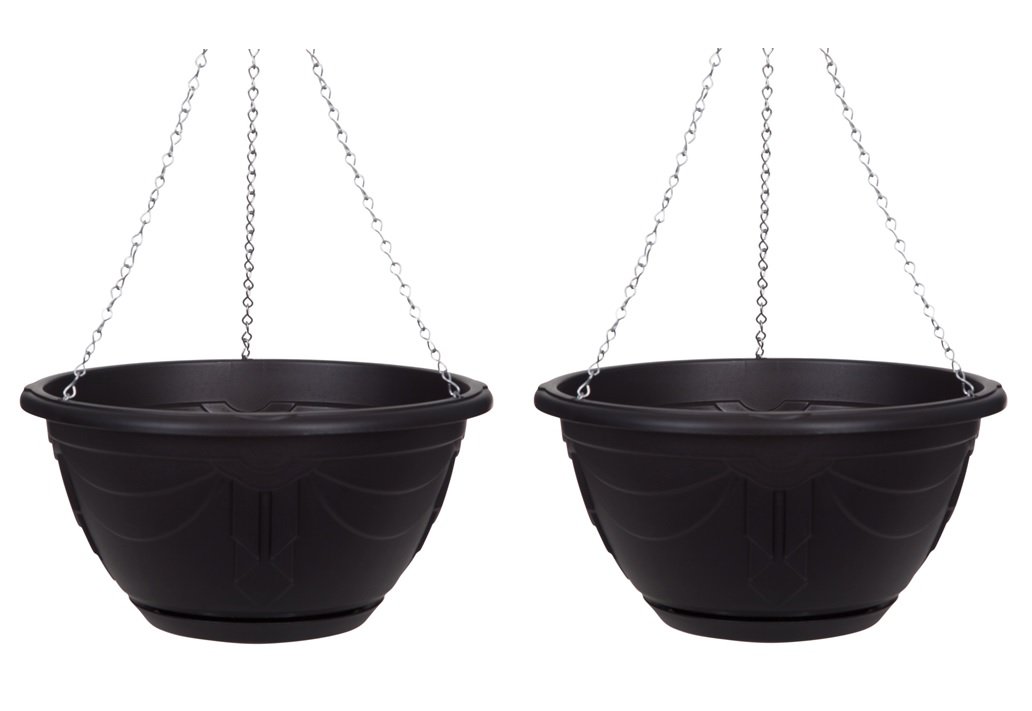2 x Round Venetian Hanging Bas