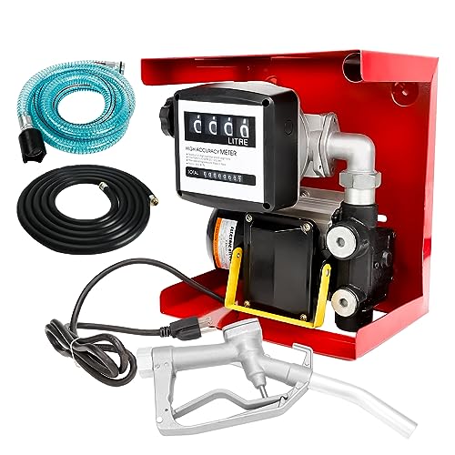EASYBERG 550W 110 Volt Electric Diesel Oil Fuel Transfer Pum...