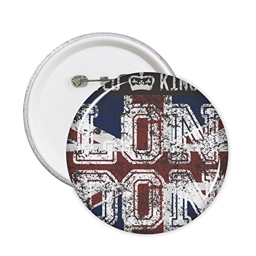 Badge Londres Angleterre lot de 5 boutons souvenirs à offrir aux amoureux de voyage